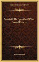 Secrets of the Operation of Your Mental Pictures