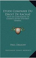 Etude Comparee Du Droit De Rachat