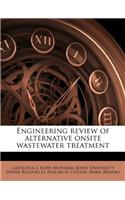 Engineering Review of Alternative Onsite Wastewater Treatment