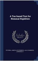 Tax-based Test for Nominal Rigidities