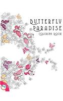 Butterfly Paradise Creative Colouring Book for Grown Ups