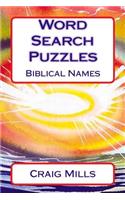 Word Search Puzzles Biblical Names