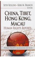 China, Tibet, Hong Kong, Macau