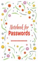 Notebook for Passwords