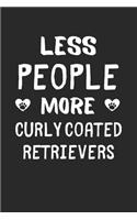 Less People More Curly Coated Retrievers