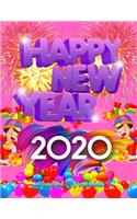 Happy New Year 2020 journal notebook