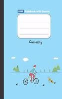 Lined Notebook - Large (8.5x11 inches) - 100 Pages - Blue Cover: (1 Lined Notebook with Inspirational Quotes for Kids)