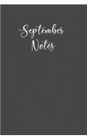 September Notes