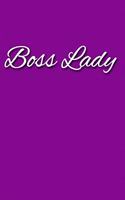 Boss Lady Notebook: Lined Journal, 120 Pages, 6 x 9, Gift for Strong Woman Journal, Beach Island Matte Finish