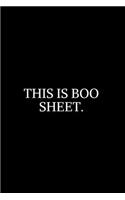 This Is Boo Sheets: Calendar Schedule Organizer Appointment Journal Notebook To do list and Action day, Woman with calavera makeup. Day of the Dead. Werewolfe Notebook 