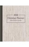 2020 Christian Planner Weekly & Monthly Calendar