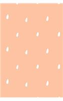 Chic Pattern 300 Pages Notebook 5: Peach: 6 x 9 300 Pages Notebook: Notebook Journal: Notebook Lined(3 Chic Pattern Series 5)