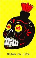 Notes on Life: Day of the Dead - Lined Paper - 120 Pages