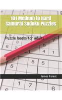 101 Medium to Hard Samurai Sudoku Puzzles