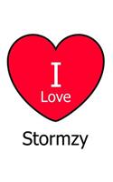 I Love Stormzy: Large White Notebook/Journal for Writing 100 Pages, Stormzy Gift for Girls, Boys, Women and Men