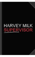 Harvey Milk Supervisor Vintage Journal Notebook: Blank Lined Ruled for Writing 6x9 120 Pages