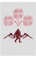 Bigfoot Fourth of July: Wonderful and Versatile Journal with a Bigfoot and Fourth of July Theme.