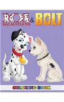 101 Dalmatians and Bolt Coloring Book: 2 in 1 Coloring Book for Kids and Adults, Activity Book, Great Starter Book for Children with Fun, Easy, and Relaxing Coloring Pages