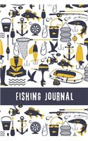 Fishing Journal: Fishing Diary Writing Prompts Journal Fisherman Log Book Adventure Hobby Activity