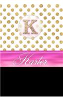Karter: Personalized Lined Journal Diary Notebook 150 Pages, 6" X 9" (15.24 X 22.86 CM), Durable Soft Cover