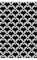 Bullet Journal Notebook Chained Hearts Pattern 1: 112 Page Numbered Dot Grid Bullet Journal with Index Pages and Key Pages in Portable 6 X 9 Size.