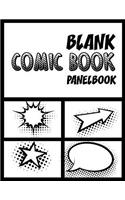 Blank Comic Book Panelbook