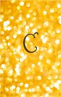 C: Personal Monogram Diary, 5x8, Blank With Numbered Pages
