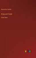 Krieg und Friede