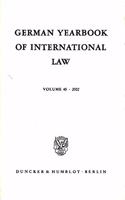 German Yearbook of International Law / Jahrbuch Fur Internationales Recht
