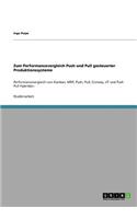 Zum Performancevergleich Push und Pull gesteuerter Produktionssysteme: Performancevergleich von Kanban, MRP, Push, Pull, Conwip, JIT und Push Pull Hybriden.(German)