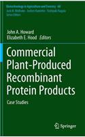 Commercial Plant-Produced Recombinant Protein Products