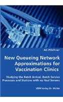 New Queueing Network Approximations for Vaccination Clinics - Studying the Batch Arrival, Batch Service Processes and Stations with no Real Servers
