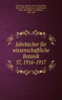 Jahrbucher fur wissenschaftliche Botanik