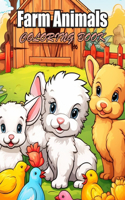 Farm Animals Coloring Book for Kids