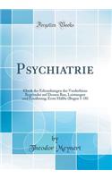 Psychiatrie: Klinik Der Erkrankungen Des Vorderhirns Begrï¿½ndet Auf Dessen Bau, Leistungen Und Ernï¿½hrung; Erste Hï¿½lfte (Bogen 1-18) (Classic Reprint): Klinik Der Erkrankungen Des Vorderhirns Begrï¿½ndet Auf Dessen Bau, Leistungen Und Ernï¿½hrung; Erste Hï¿½lfte (Bogen 1-18) (Classic Reprint)