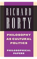 Philosophy as Cultural Politics