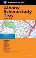 Rand McNally Folded Map: Albany Schenectady Troy Street Map