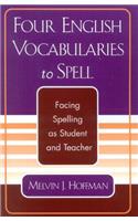 Four English Vocabularies to Spell