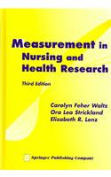 Measurement in Nursing and Health Research
