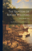 Baptism of Roger Williams