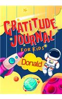 Gratitude Journal for Kids Donald