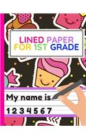 Lined Paper For 1st Grade