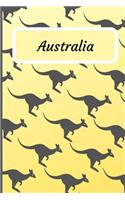 Australia: Adventure Travel Journal/ Planner/ Notebook 120 Lined Pages To Write What You Want Medium Portable Size