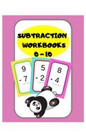 Subtraction Workbooks 0 -10
