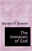 The Immanen of God: (English)