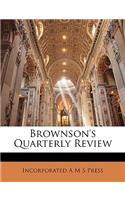 Brownson's Quarterly Review