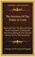 The Doctrine of the Trinity in Unity