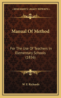 Manual of Method