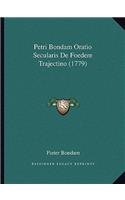 Petri Bondam Oratio Secularis De Foedere Trajectino (1779)