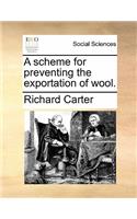 A Scheme for Preventing the Exportation of Wool.